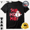 Maryland Terrapins Ho Ho Ho Santa Claus Christmas Retro T Shirt 3