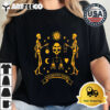 Memento Mori skeleton Halloween Retro T Shirt 2