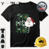 Miami Hurricanes Ho Ho Ho Santa Claus Christmas Retro T Shirt 3