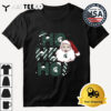 Michigan State Spartans Ho Ho Ho Santa Claus Christmas Retro T Shirt 3