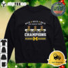 Michigan Wolverines Back 2 Back 2 Back Paul Bunyan Trophy Champions Shirt 4