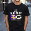 Minnesota Vikings Vs Green Bay Packers 2024 Nfl Week 4 Matchup T Shirt