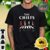 NFL The Kansas City Chiefs Andy Reid Travis Kelce Patrick Mahomes Chris Jones Walking Signatures T Shirt 1