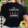 NFL The Kansas City Chiefs Andy Reid Travis Kelce Patrick Mahomes Chris Jones Walking Signatures T Shirt 2