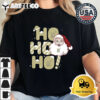 Navy Midshipmen Ho Ho Ho Santa Claus Christmas Retro T Shirt 2