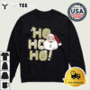 Navy Midshipmen Ho Ho Ho Santa Claus Christmas Retro T Shirt 4