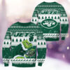 New York Jets Football Grinch Christmas Ugly Sweater