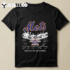 New York Mets 1962 2024 62nd Anniversary Signatures Thank You For The Memories T Shirt