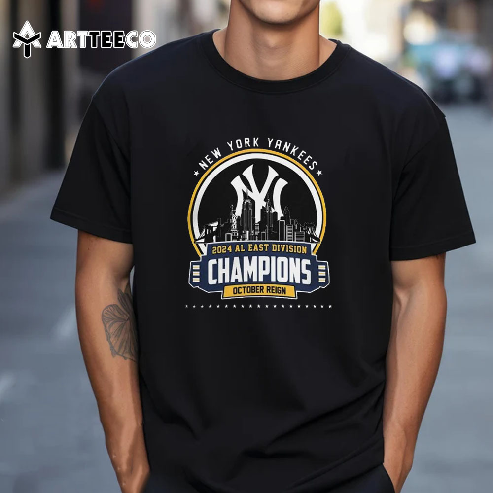 New York Yankees 2024 Al East Division Champions October Reign Unisex Vintage T Shirt