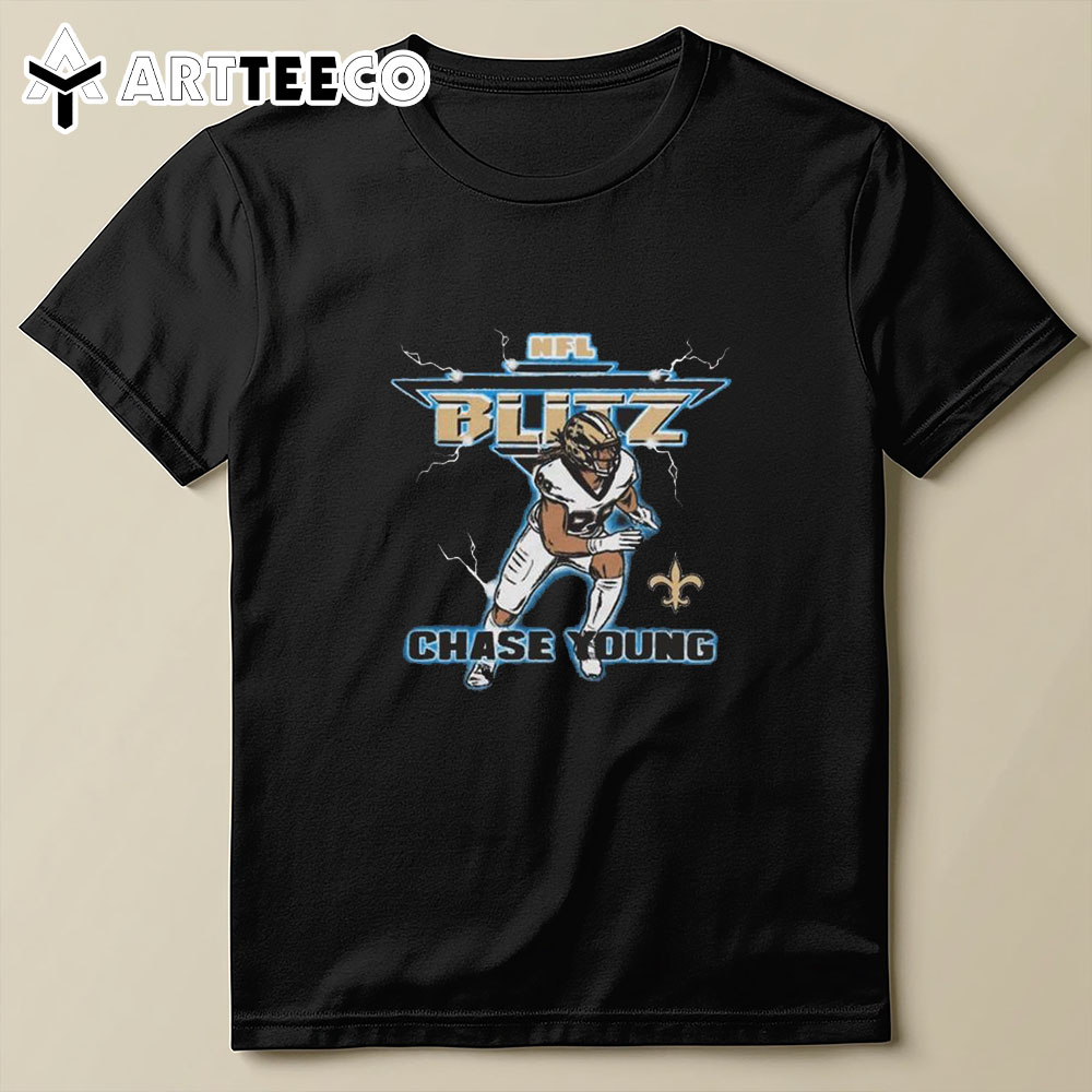 Nfl Blitz Saints Chase Young T Shirt