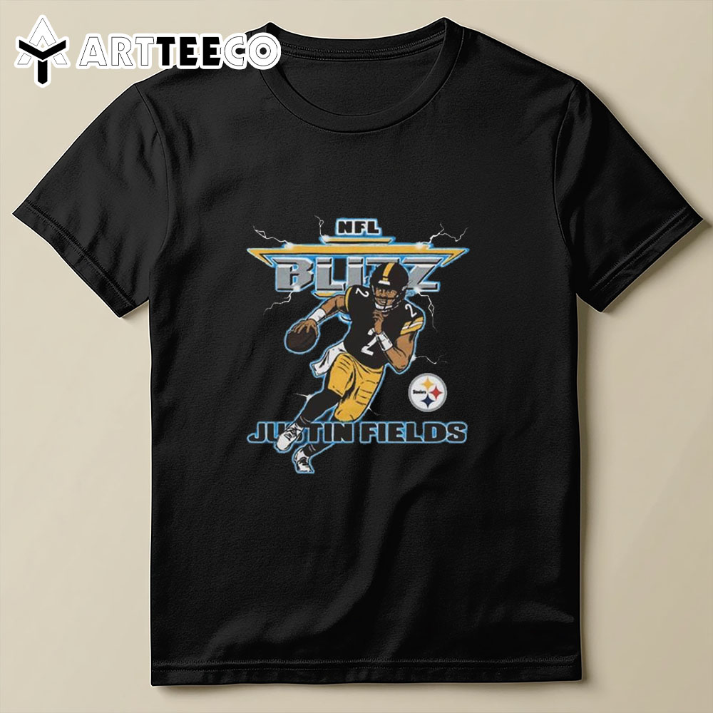 Nfl Blitz Steelers Justin Fields T Shirt