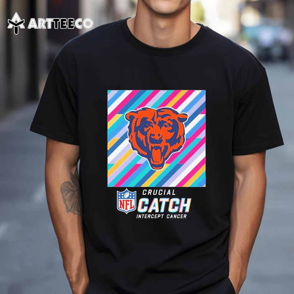 Nfl Crucial Catch Intercept Cancer Chicago Bears 2024 T Shirt