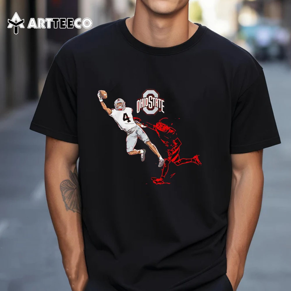 Ohio State Buckeyes Football Jeremiah Smith One Handed Catch T Shirt