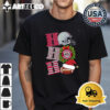 Ohio State Buckeyes Ho Ho Ho Christmas Retro T Shirt 1