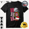 Ohio State Buckeyes Ho Ho Ho Christmas Retro T Shirt 3