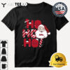 Ole Miss Rebels Ho Ho Ho Santa Claus Christmas Retro T Shirt 3