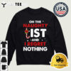 On The Naughty List And I Regret Nothing Merry Christmas Retro T Shirt 4