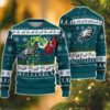 Philadelphia Eagles Special Grinch's Hand Football Christmas Ugly Sweater