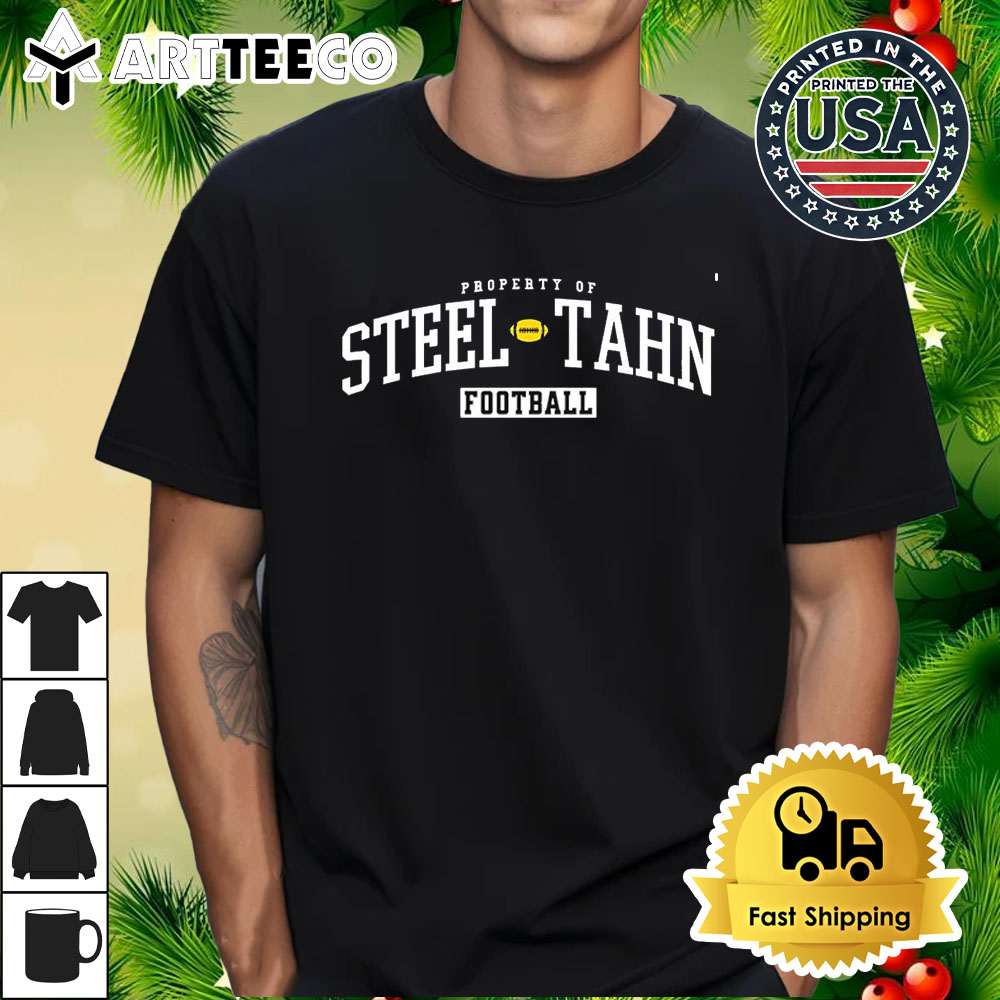 Property Of Pittsburgh Steelers Tahn Football Retro T Shirt 1