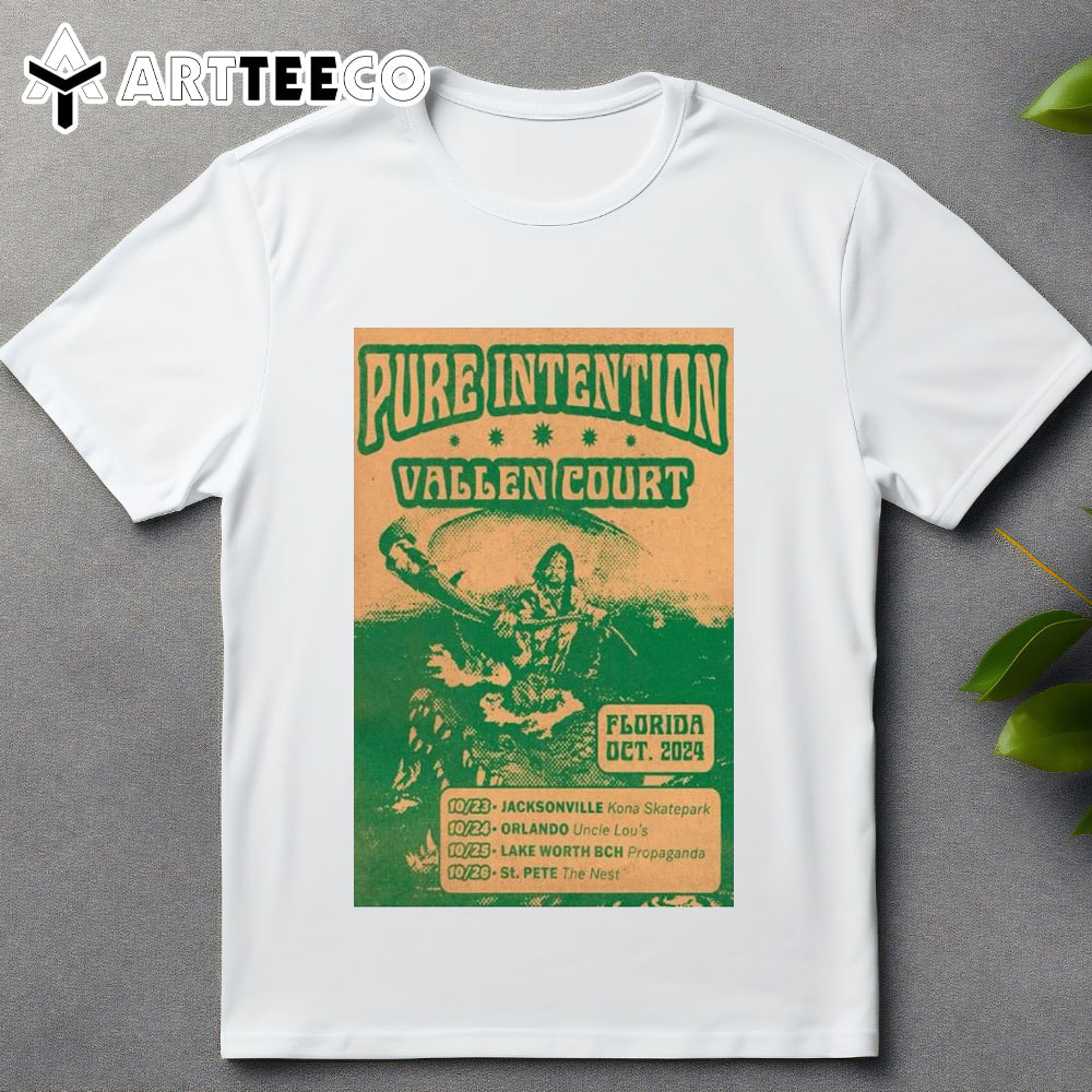 Pure Intention Florida Oct 2024 Tour T Shirt