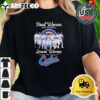 Real Women Love Baseball Smart Women Love The Chicago Cubs Signatures Retro T Shirt 2