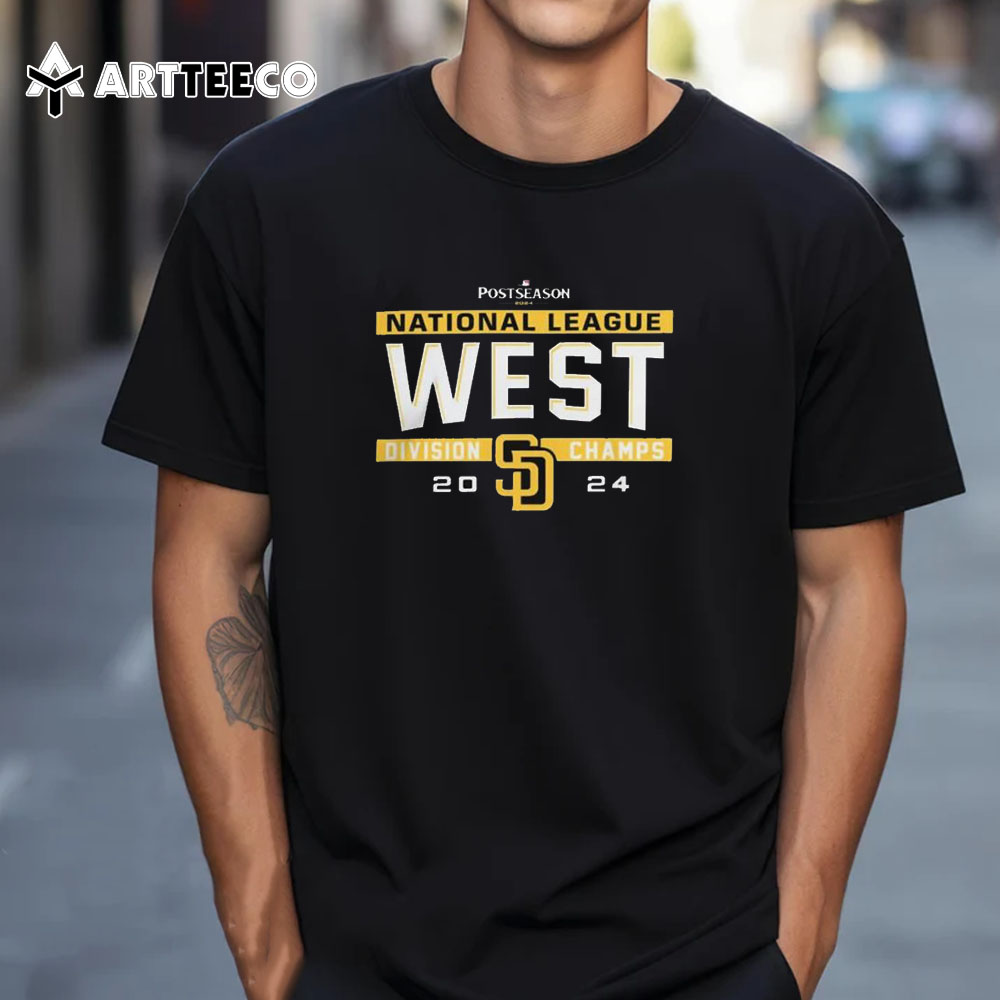 San Diego Padres 2024 Nl West Division Champions Unisex Vintage T Shirt