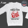 Santa Claus World Tour Rocking Around The Christmas Tree Vintage T Shirt 3