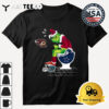 Santa Grinch New York Giants Shit On Other Teams Christmas Retro T Shirt 3