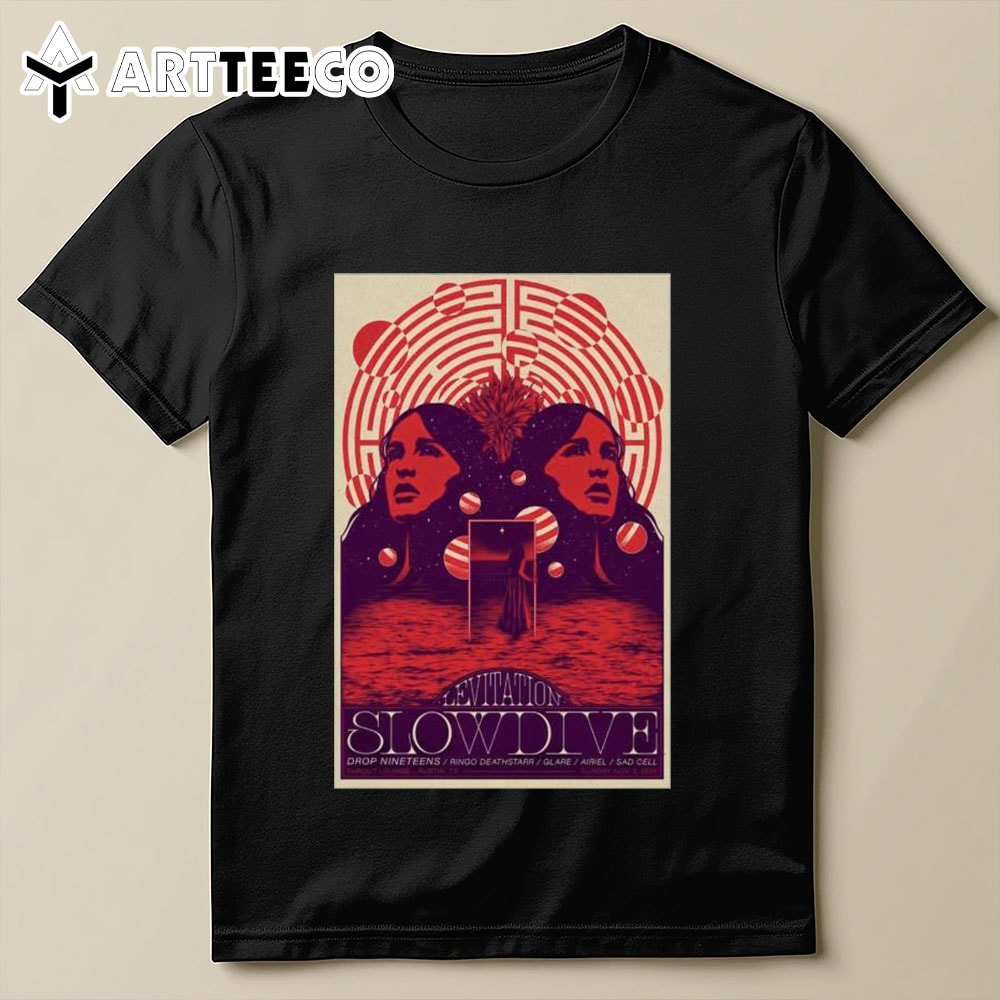 Slowdive Farout Lounge Austin Tx Nov 3 2024 Tour T Shirt