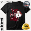 South Carolina Gamecocks Ho Ho Ho Santa Claus Christmas Retro T Shirt 3