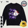 TCU Horned Frogs Ho Ho Ho Santa Claus Christmas Retro T Shirt 4