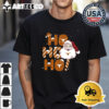 Texas Longhorns Ho Ho Ho Santa Claus Christmas Retro T Shirt 1