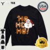 Texas Longhorns Ho Ho Ho Santa Claus Christmas Retro T Shirt 4