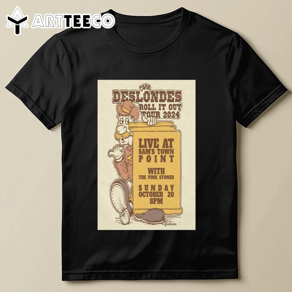 The Deslondes On Oct 20 2024 In Austin Tx Tour T Shirt