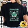 Tis the Seazyn ugly Christmas Retro T Shirt 2