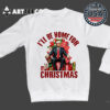 Trump I'll Be Home For Christmas Gifts Vintage T Shirt 3