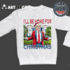 Trump I'll Be Home For Christmas White House Vintage T Shirt 3