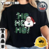 Tulane Green Wave Ho Ho Ho Santa Claus Christmas Retro T Shirt 2