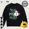 Tulane Green Wave Ho Ho Ho Santa Claus Christmas Retro T Shirt 4