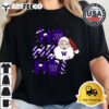 Washington Huskies Ho Ho Ho Santa Claus Christmas Retro T Shirt 2