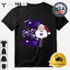 Washington Huskies Ho Ho Ho Santa Claus Christmas Retro T Shirt 3