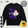 Washington Huskies Ho Ho Ho Santa Claus Christmas Retro T Shirt 4