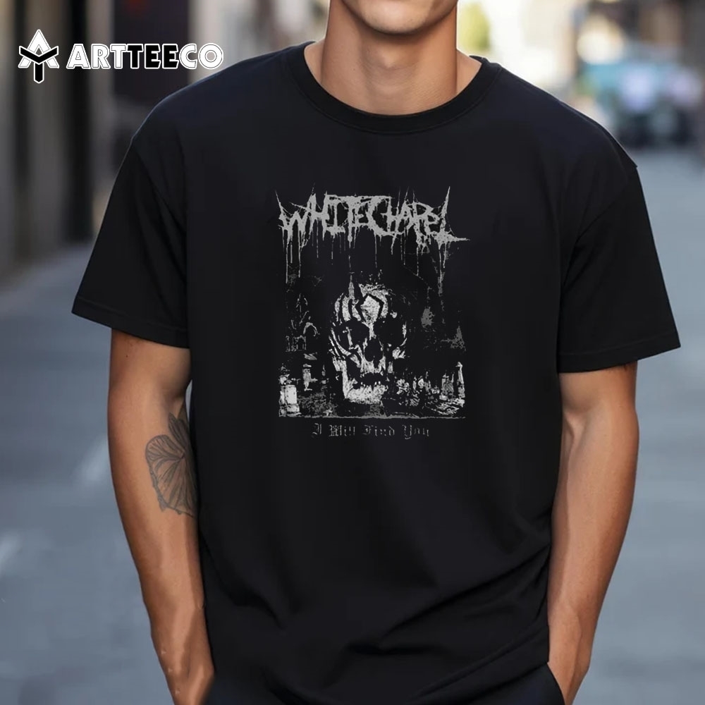 Whitechapel Halloween I Will Find You Black T Shirt