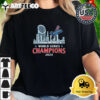 World Series Champions 2024 Los Angeles Dodgers Logo Skyline Name Retro T Shirt 2