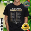 World Series Champions Los Angeles Dodgers Teams Name Shirt 1