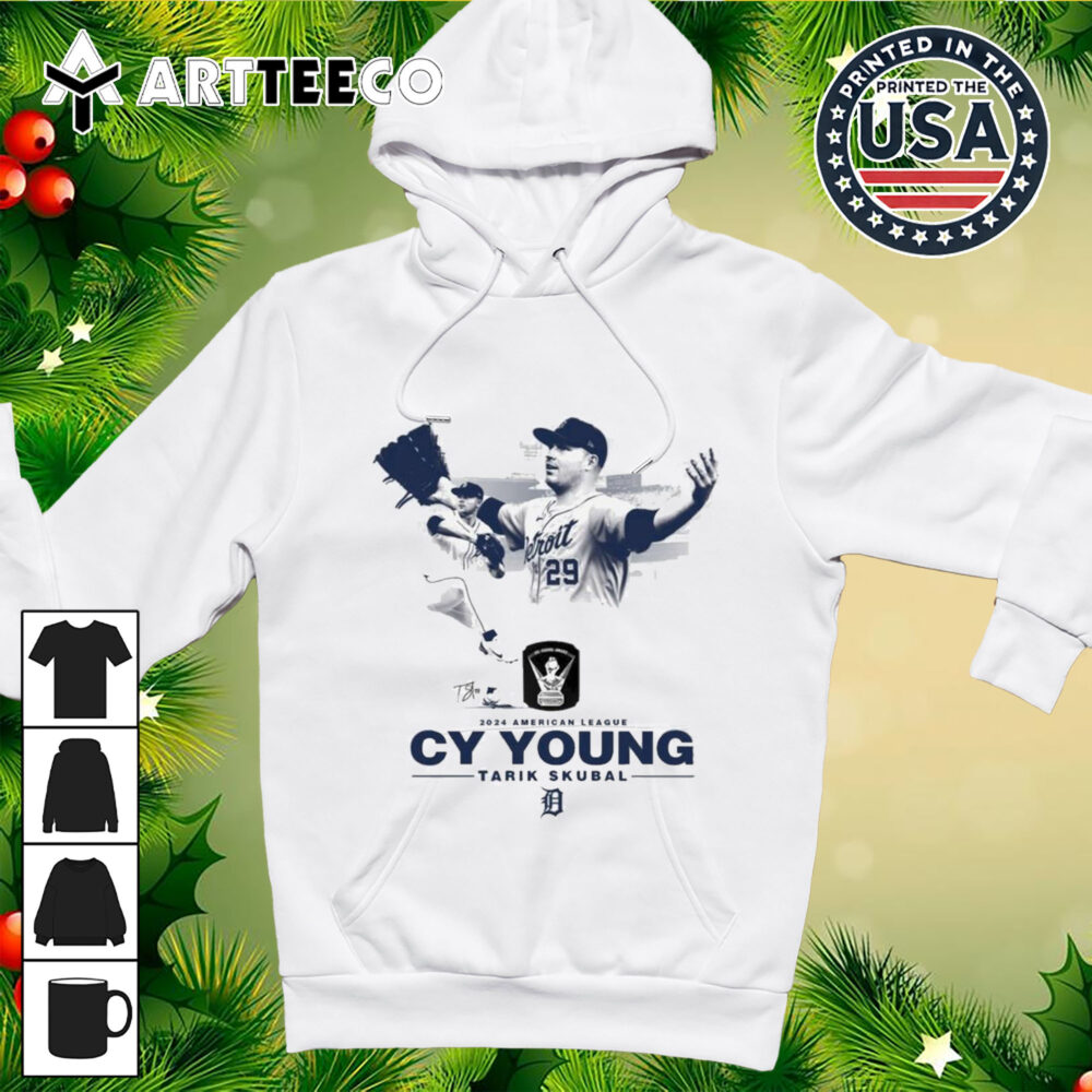 2024 American League Cy Young Award Winner Tarik Skubal Shirt 2