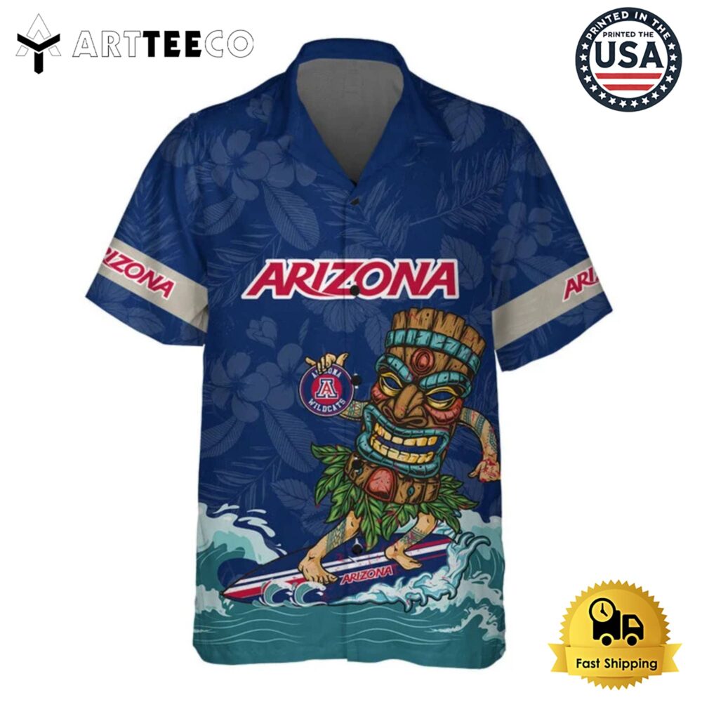 Arizona Wildcats Hawaiian Surf and Tropical Vibes Shirt 2024 Edition 2