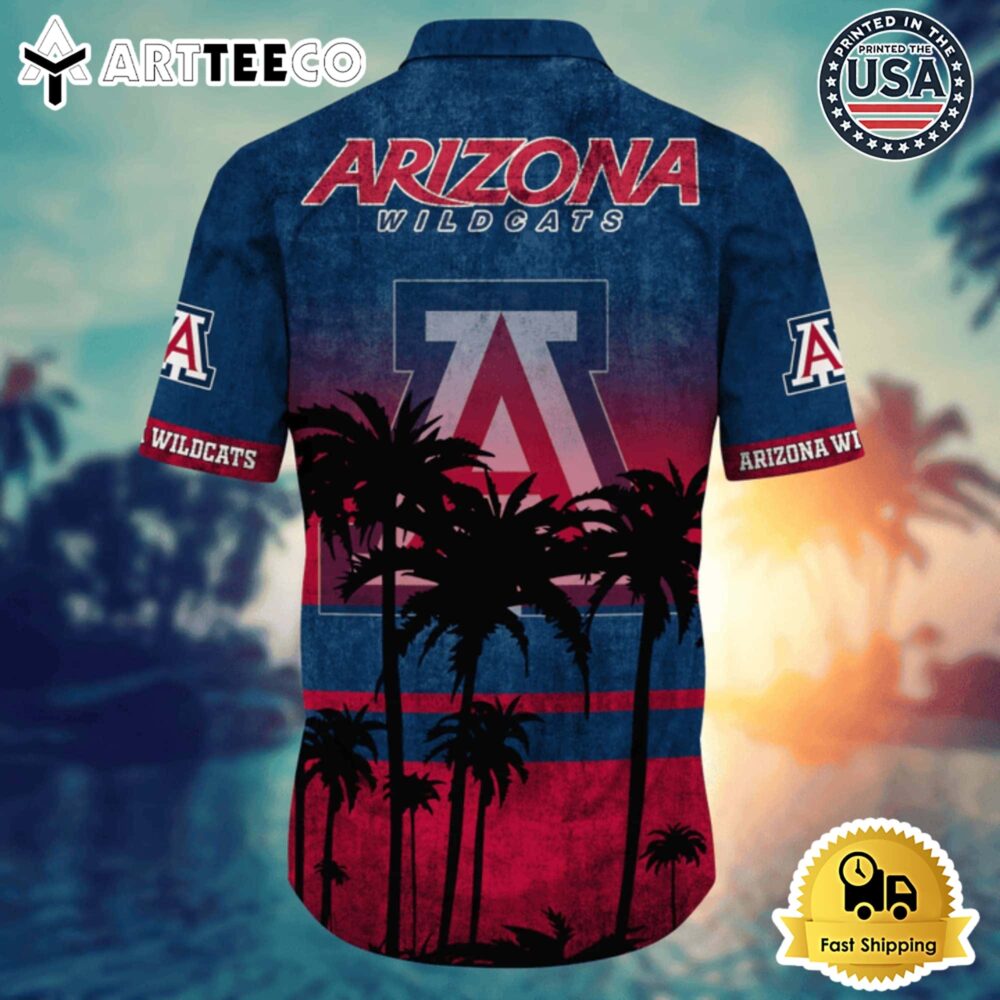 Arizona Wildcats Sunset Palm Hawaiian Shirt Hot Summer Style 3