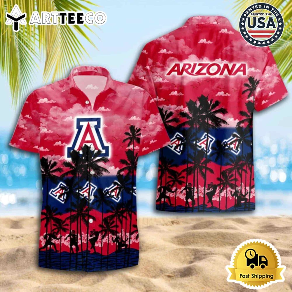 Arizona Wildcats Tropical Sunset Hawaiian Shirt Summer Fan Favorite 1