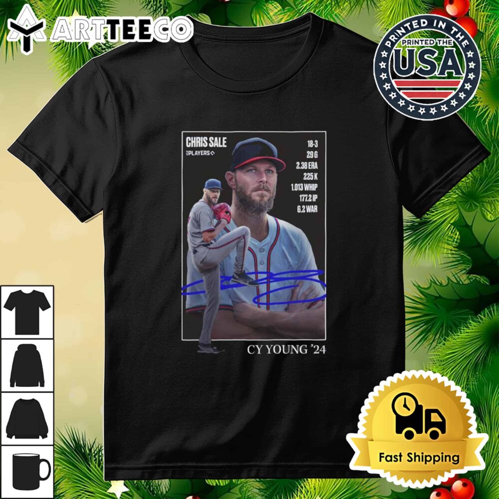 Chris Sale Cy Young '24 Retro T Shirt 3